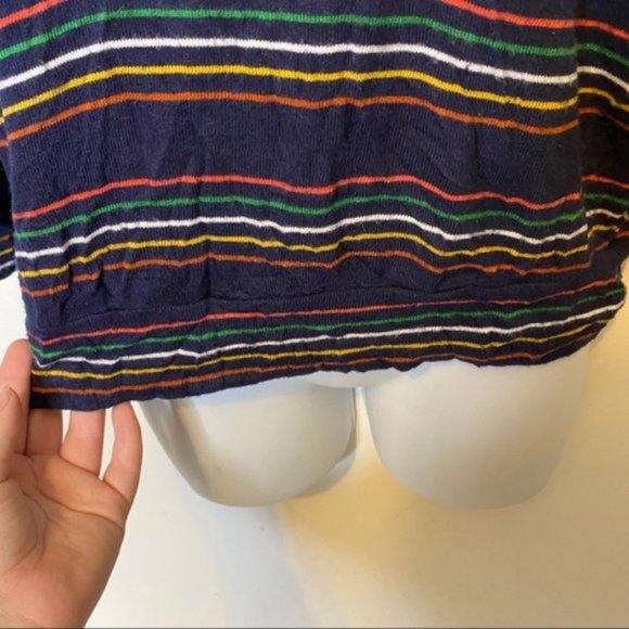 Sundry Kimono-Sleeve Striped Pullover Soft Sweatshirt Size 1 (S) - Picture 7 of 12